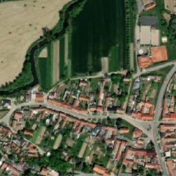 Satellite imagery of [Moravský Krumlov] church t., CZ