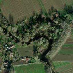 Satellite imagery of [Medlov] church t., CZ
