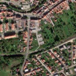 Satellite imagery of [Bojkovice] church t., CZ