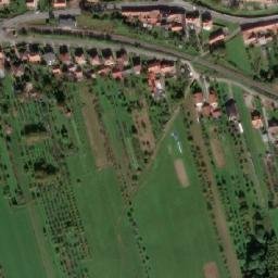 Satellite imagery of [Pitín] church t., CZ