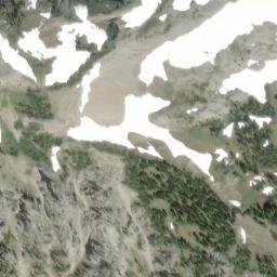 Satellite imagery of Mount McGuire, CA