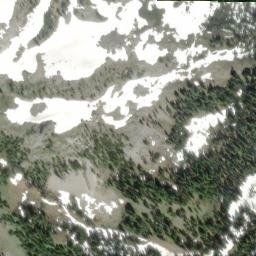 Satellite imagery of Mount McGuire, CA