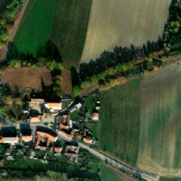 Satellite imagery of [Němčice u Netolic] church t., CZ