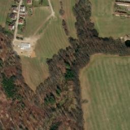 Satellite imagery of [Hosín] church t., CZ