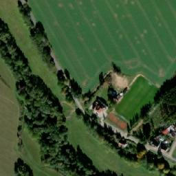 Satellite imagery of [Cizkrajov] church t., CZ