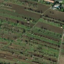 Satellite imagery of [Hrušovany u Brna] former sugar factory chimney, CZ