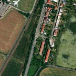 Satellite imagery of [Kunovice u Uherského Hradiště] former brick yard chimney, CZ