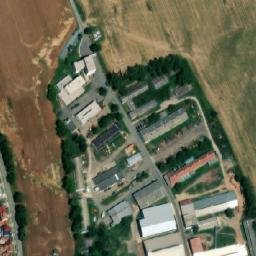 Satellite imagery of [Kunovice u Uherského Hradiště] former brick yard chimney, CZ