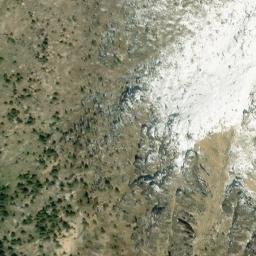 Satellite imagery of Cathedral Ridge, CA