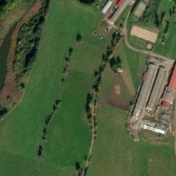 Satellite imagery of [Stříbřec] church t., CZ