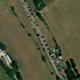 Satellite imagery of [Nová Bystřice] cemetery chapel t., CZ