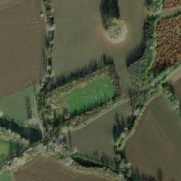 Satellite imagery of [Malešovice] church t., CZ