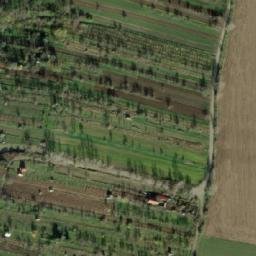 Satellite imagery of [Hrušovany u Brna] former sugar factory chimney, CZ