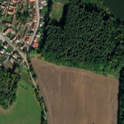 Satellite imagery of [Stříbřec] church t., CZ