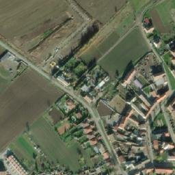 Satellite imagery of [Malešovice] church t., CZ