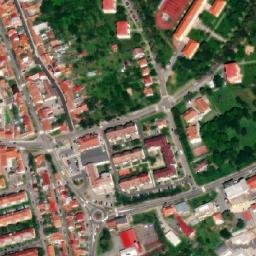 Satellite imagery of [Uherský Brod] church t., CZ