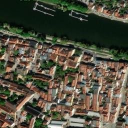 Satellite imagery of Regensburg, Schottenkirche St-Jakob, DE