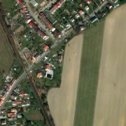 Satellite imagery of [Hrdějovice] church sanctus t., CZ