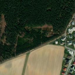 Satellite imagery of [Hrdějovice] church sanctus t., CZ