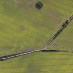 Satellite imagery of [Hostim] church t., CZ