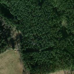 Satellite imagery of [Vimperk-Korkusova Huť] church t., CZ