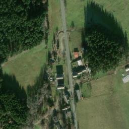 Satellite imagery of [Vimperk-Korkusova Huť] church t., CZ