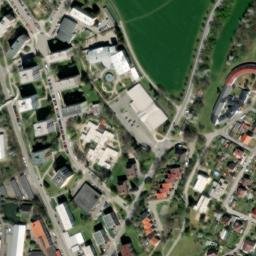 Satellite imagery of [Prachatice] st.James church t., CZ
