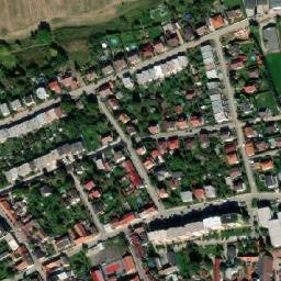 Satellite imagery of [Lišov] church t., CZ