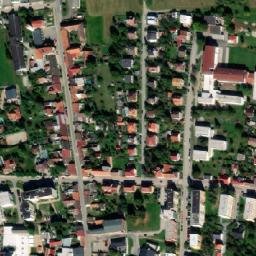 Satellite imagery of [Lišov] church t., CZ