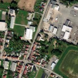 Satellite imagery of [Lišov] church t., CZ
