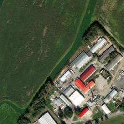 Satellite imagery of [Lišov] Jitona factory chimney, CZ