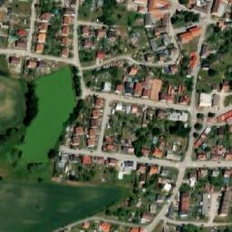 Satellite imagery of [Nová Bystřice] church t., CZ