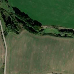 Satellite imagery of [Staré Hobzí] church t., CZ