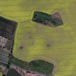 Satellite imagery of [Hostim] church t., CZ