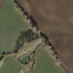 Satellite imagery of [Loděnice u Moravského Krumlova] church t., CZ