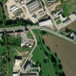 Satellite imagery of [Uherský Brod] factory chimney, CZ