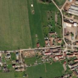 Satellite imagery of [Čejkovice u Hluboké nad Vltavou] chapel sanctus t., CZ