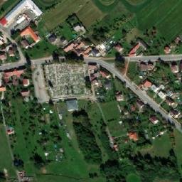Satellite imagery of [Lišov] Jitona factory chimney, CZ