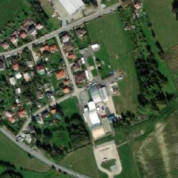 Satellite imagery of [Lišov] Jitona factory chimney, CZ