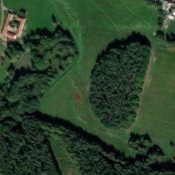 Satellite imagery of [Lišov-Horní Miletín] chapel sanctus t., CZ
