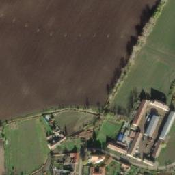 Satellite imagery of [Loděnice u Moravského Krumlova] church t., CZ