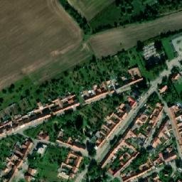 Satellite imagery of [Násedlovice] church t., CZ