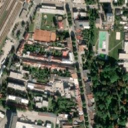 Satellite imagery of [Kyjov] town hall t., CZ