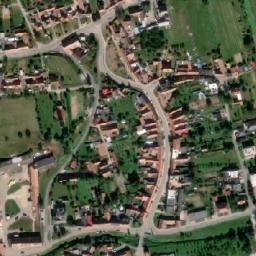 Satellite imagery of [Žádovice] church t., CZ