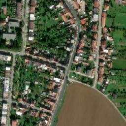 Satellite imagery of [Uherský Brod] factory chimney, CZ