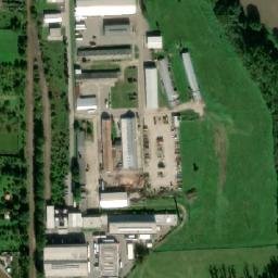 Satellite imagery of [Uherský Brod] factory chimney, CZ