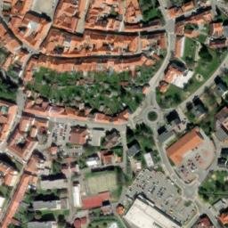 Satellite imagery of [Prachatice] st.James church t., CZ