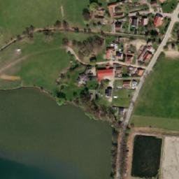 Satellite imagery of [Čejkovice u Hluboké nad Vltavou] chapel sanctus t., CZ