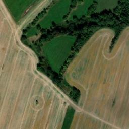 Satellite imagery of [Lišov] church t., CZ