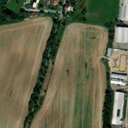 Satellite imagery of [Lišov] church t., CZ